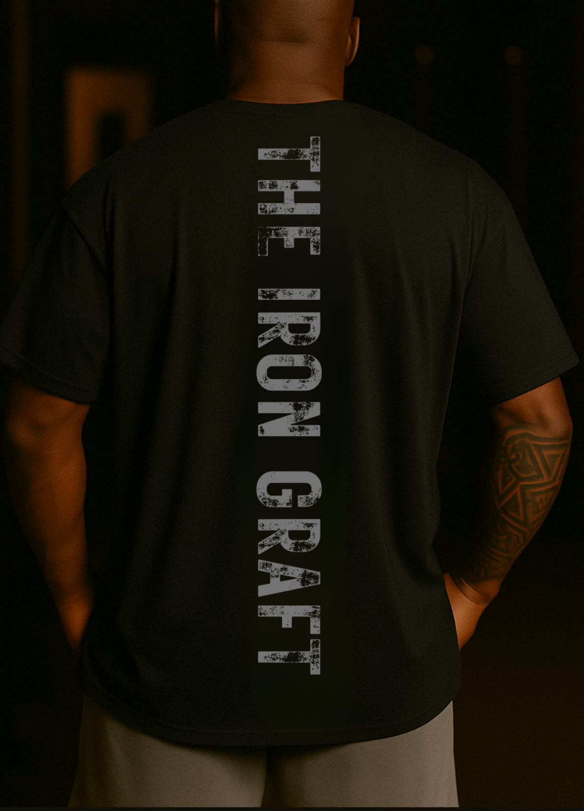 The Iron Graft Signature Oversize Tee - Black
