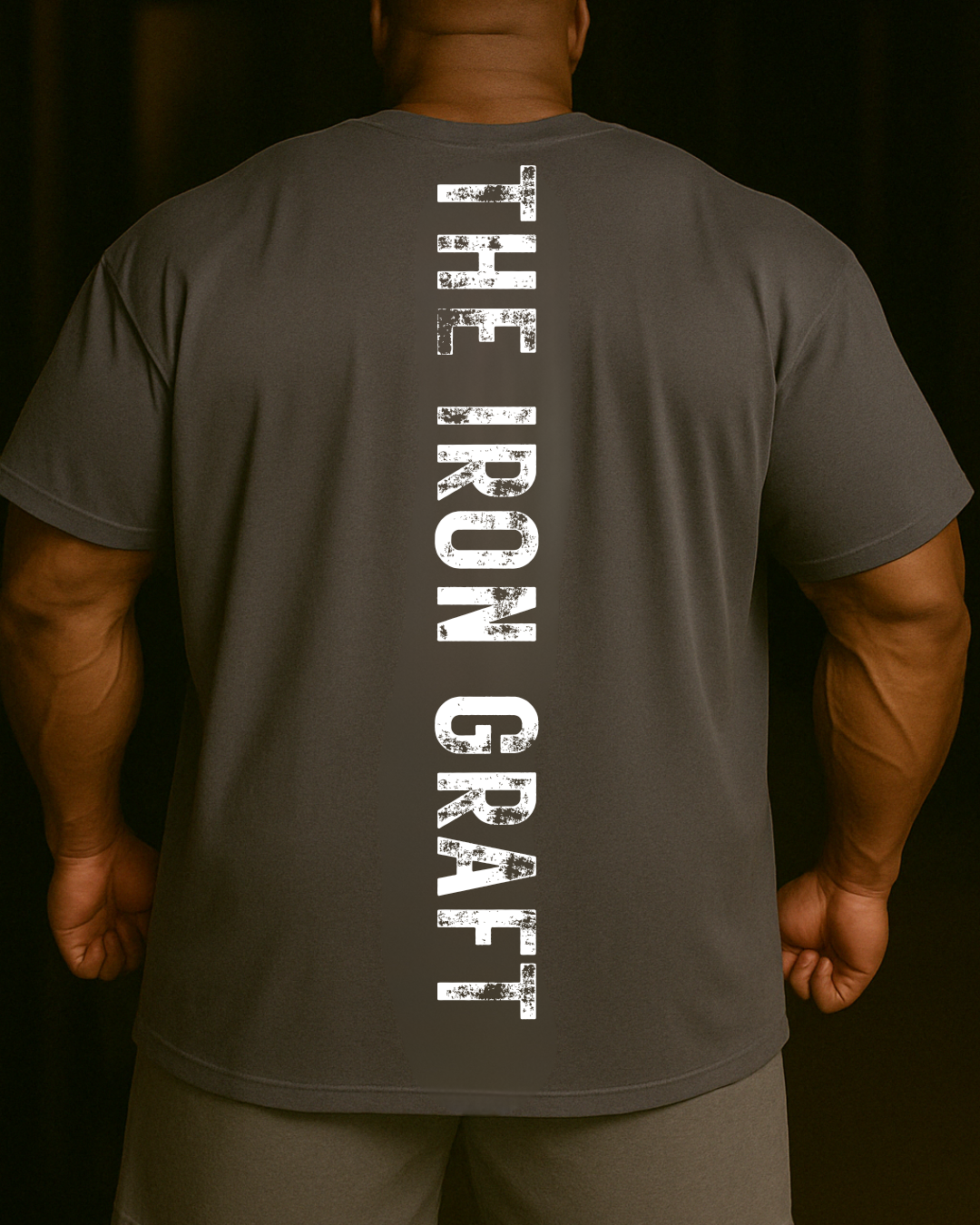 The Iron Graft Signature Oversize Tee - Grey