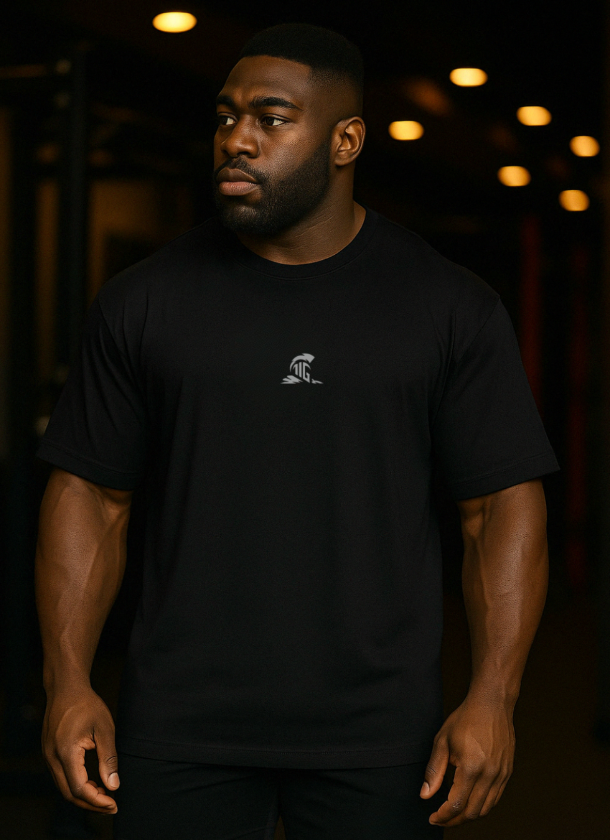 The Iron Graft Signature Oversize Tee - Black