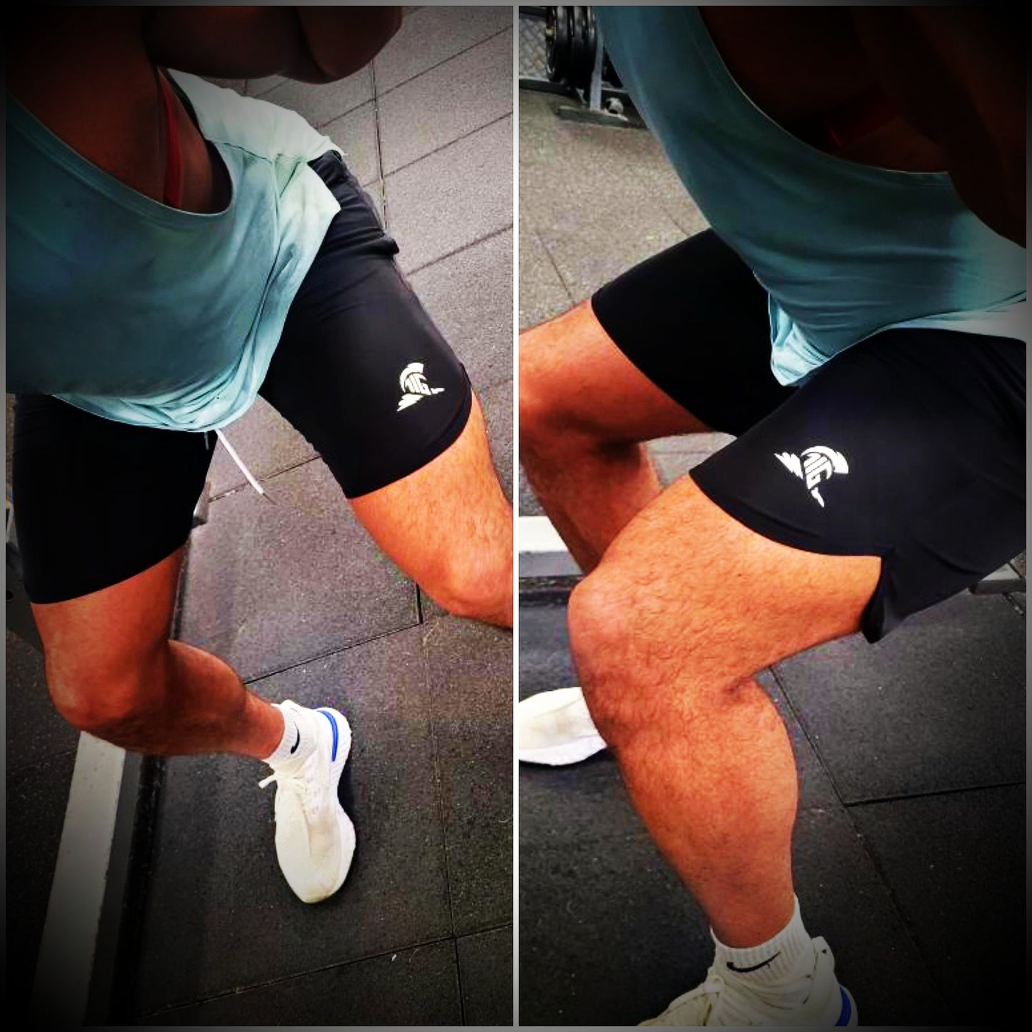 THE IRON GRAFT Stretch Shorts - Black
