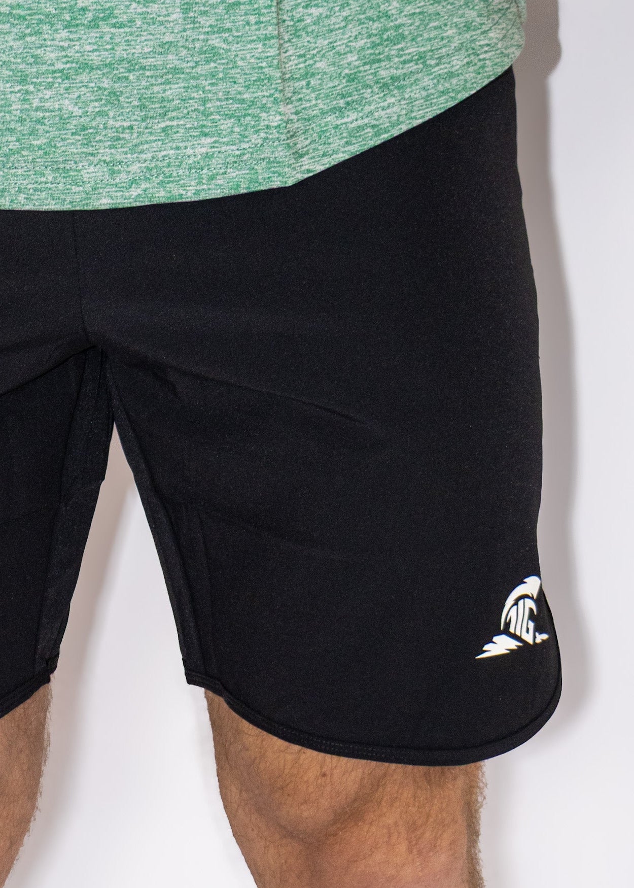 THE IRON GRAFT Stretch Shorts - Black