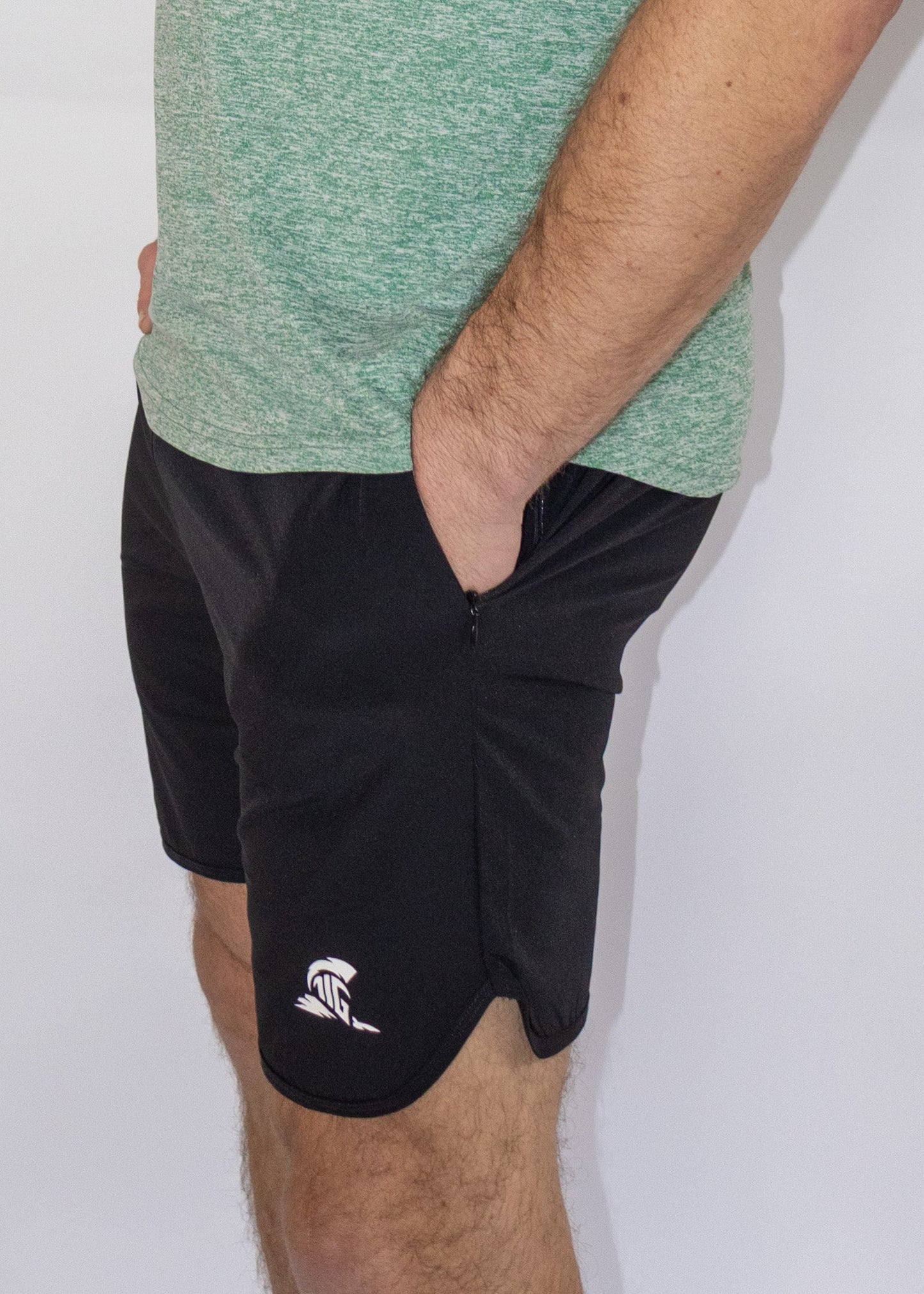 THE IRON GRAFT Stretch Shorts - Black