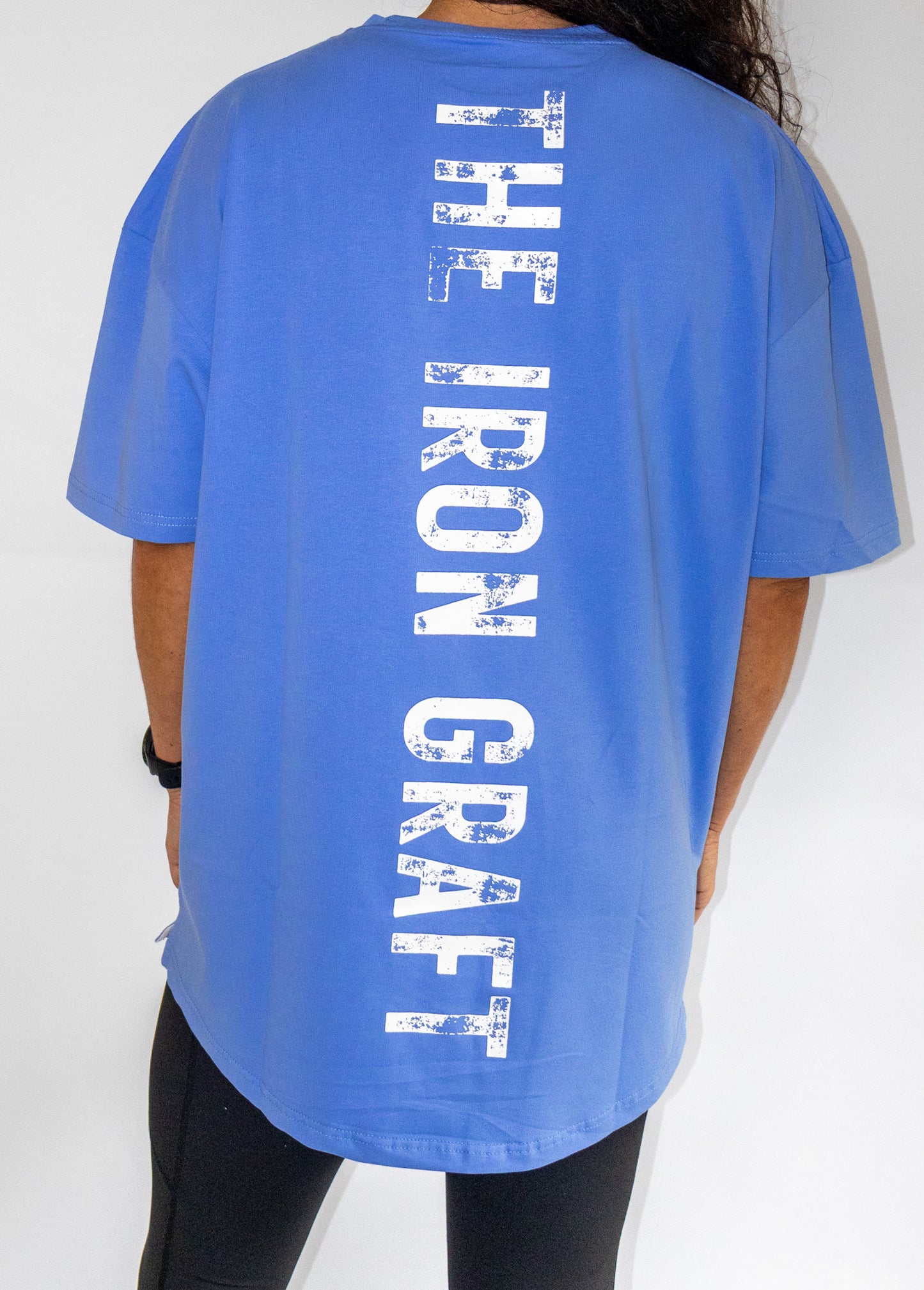 The Iron Graft Signature Oversize Tee - Blue