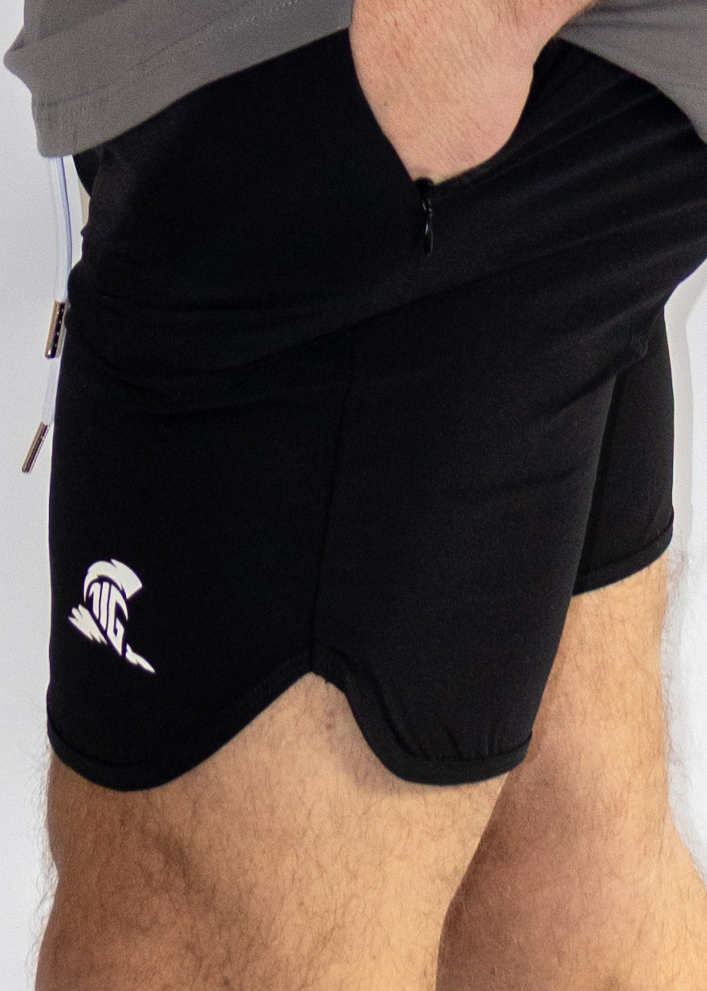 THE IRON GRAFT Stretch Shorts - Black