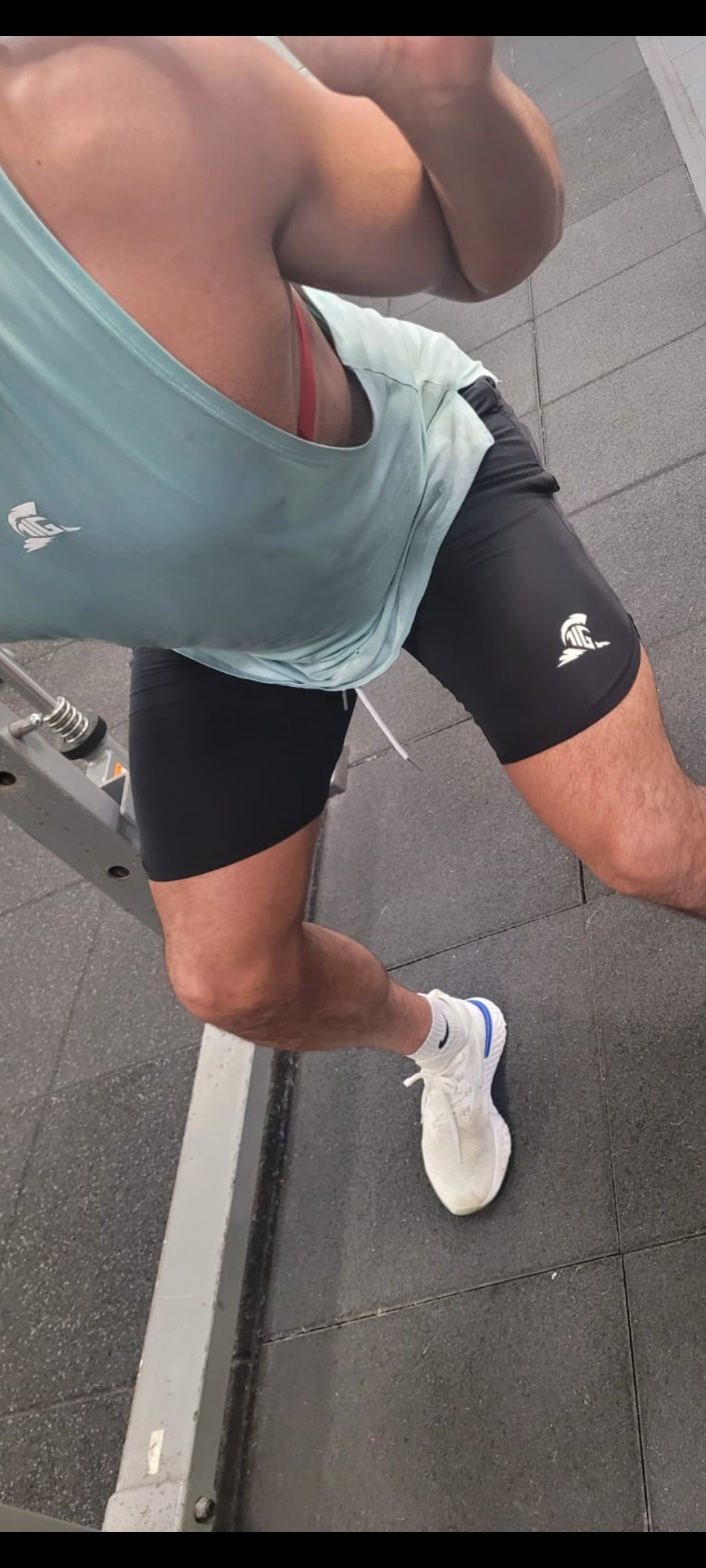 THE IRON GRAFT Stretch Shorts - Black