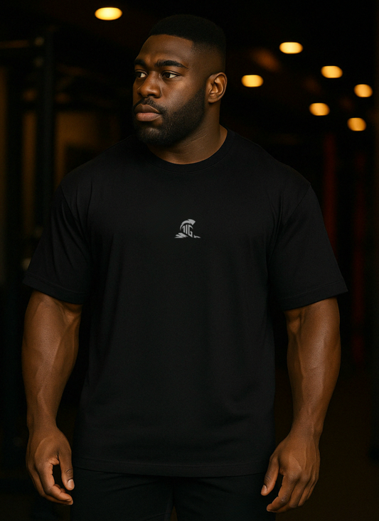 The Iron Graft Signature Oversize Tee - Black