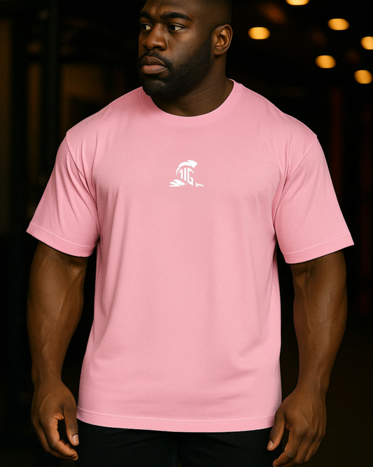 The Iron Graft Signature Oversize Tee - Baby Pink