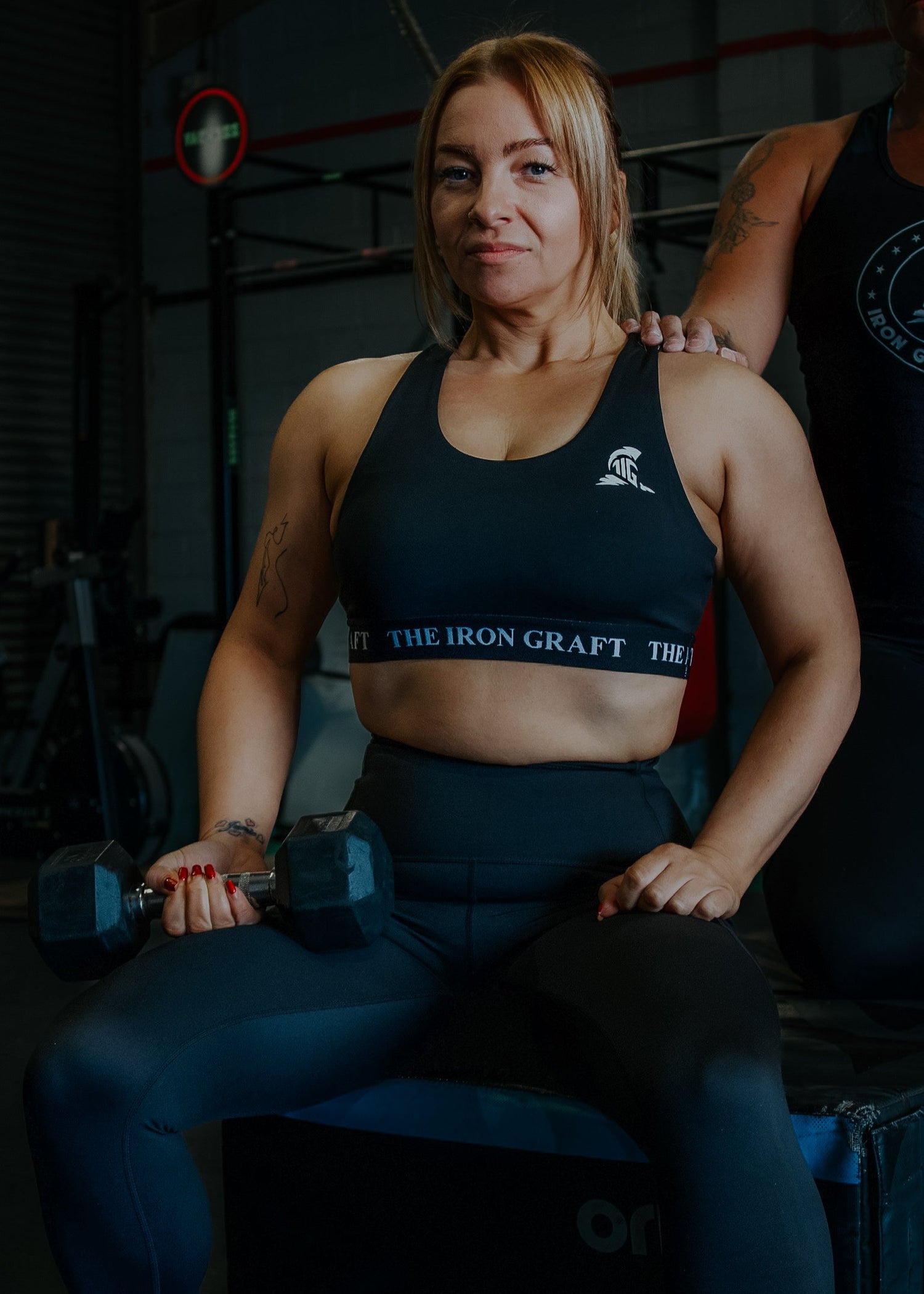 THE IRON GRAFT Velocity Sports Bra - Black