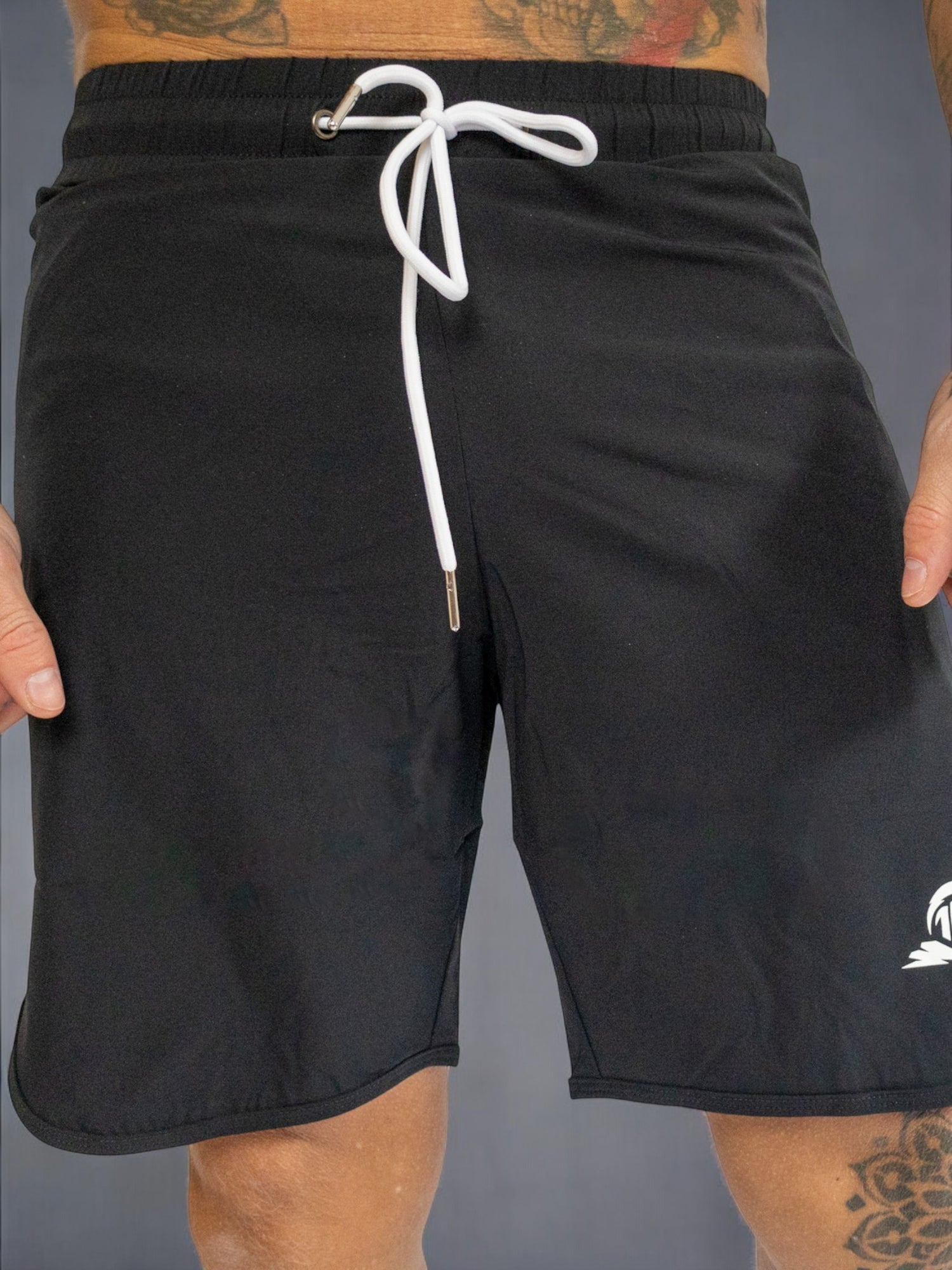 THE IRON GRAFT Stretch Shorts - Black