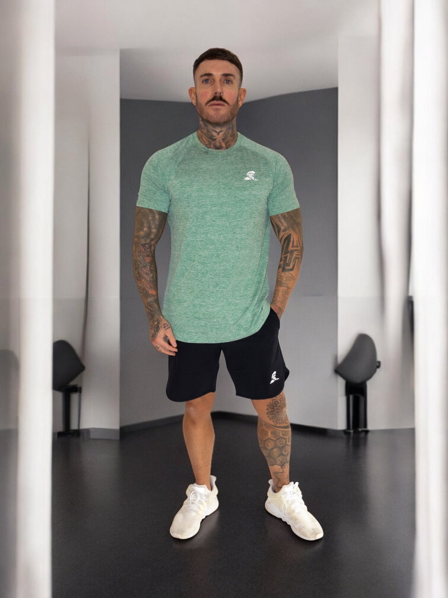 THE IRON GRAFT Performance T-Shirt - Light Green