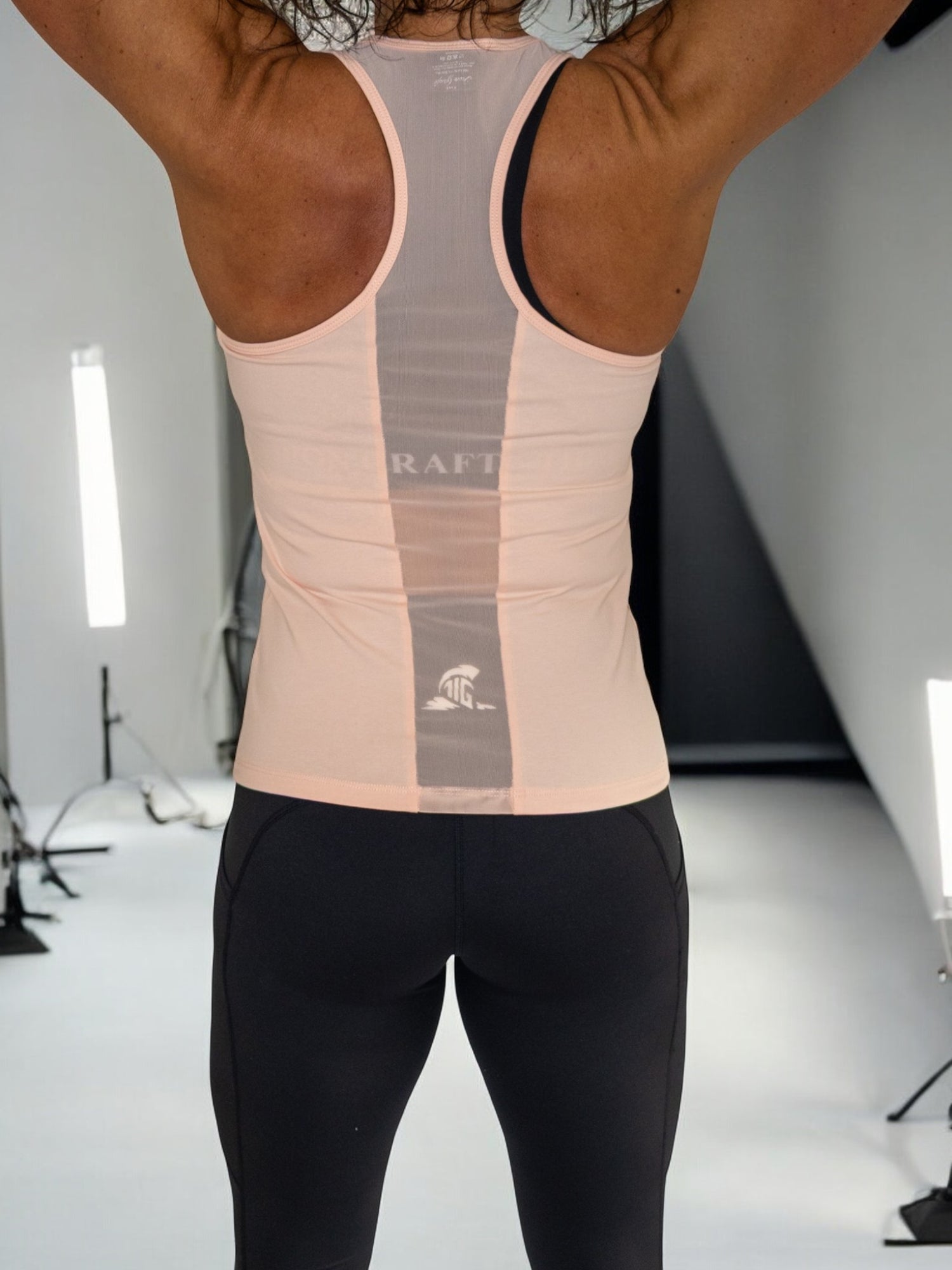 THE IRON GRAFT Fitness Vest - Nude Pink