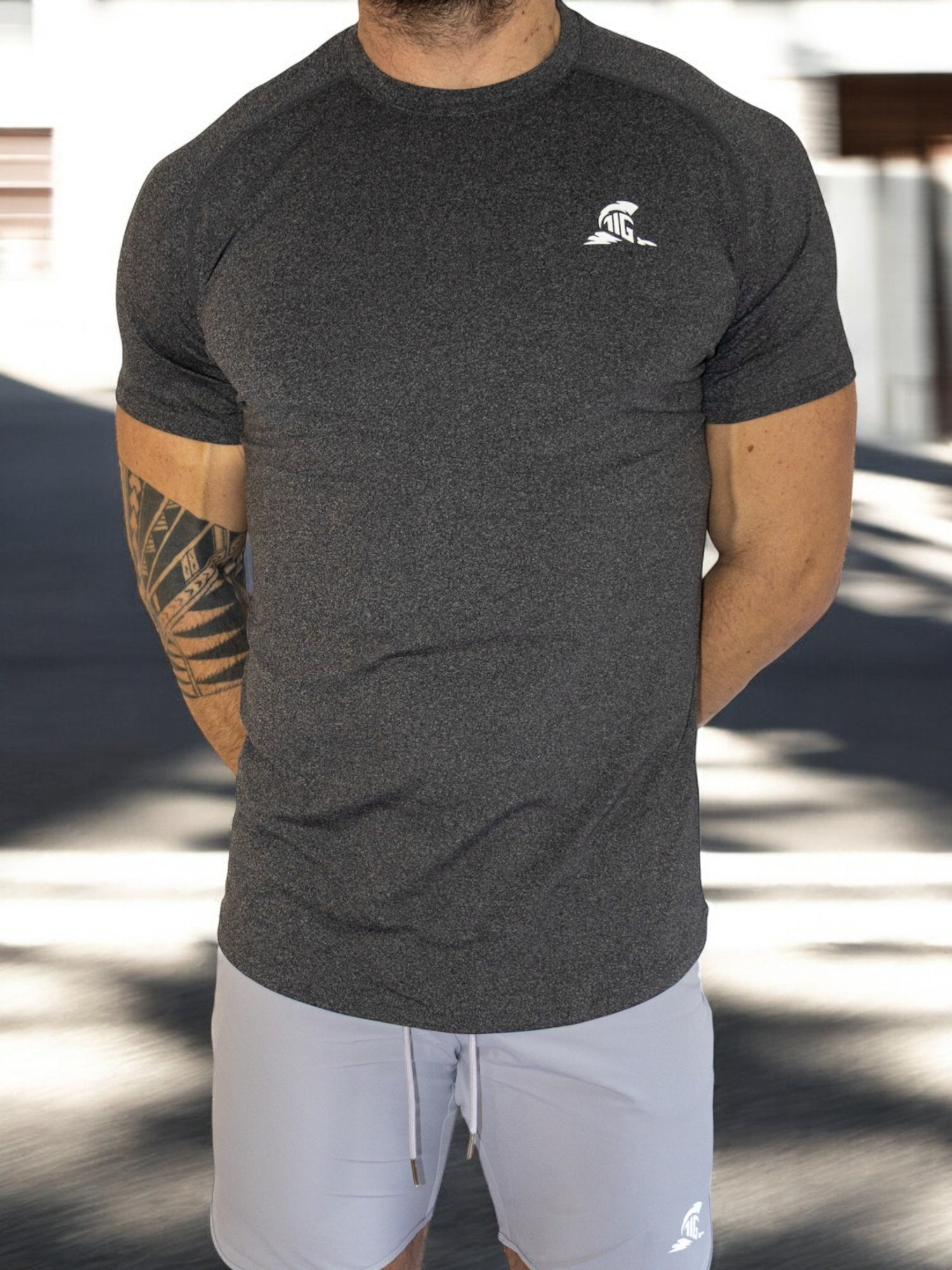 THE IRON GRAFT Performance T-Shirt - Grey