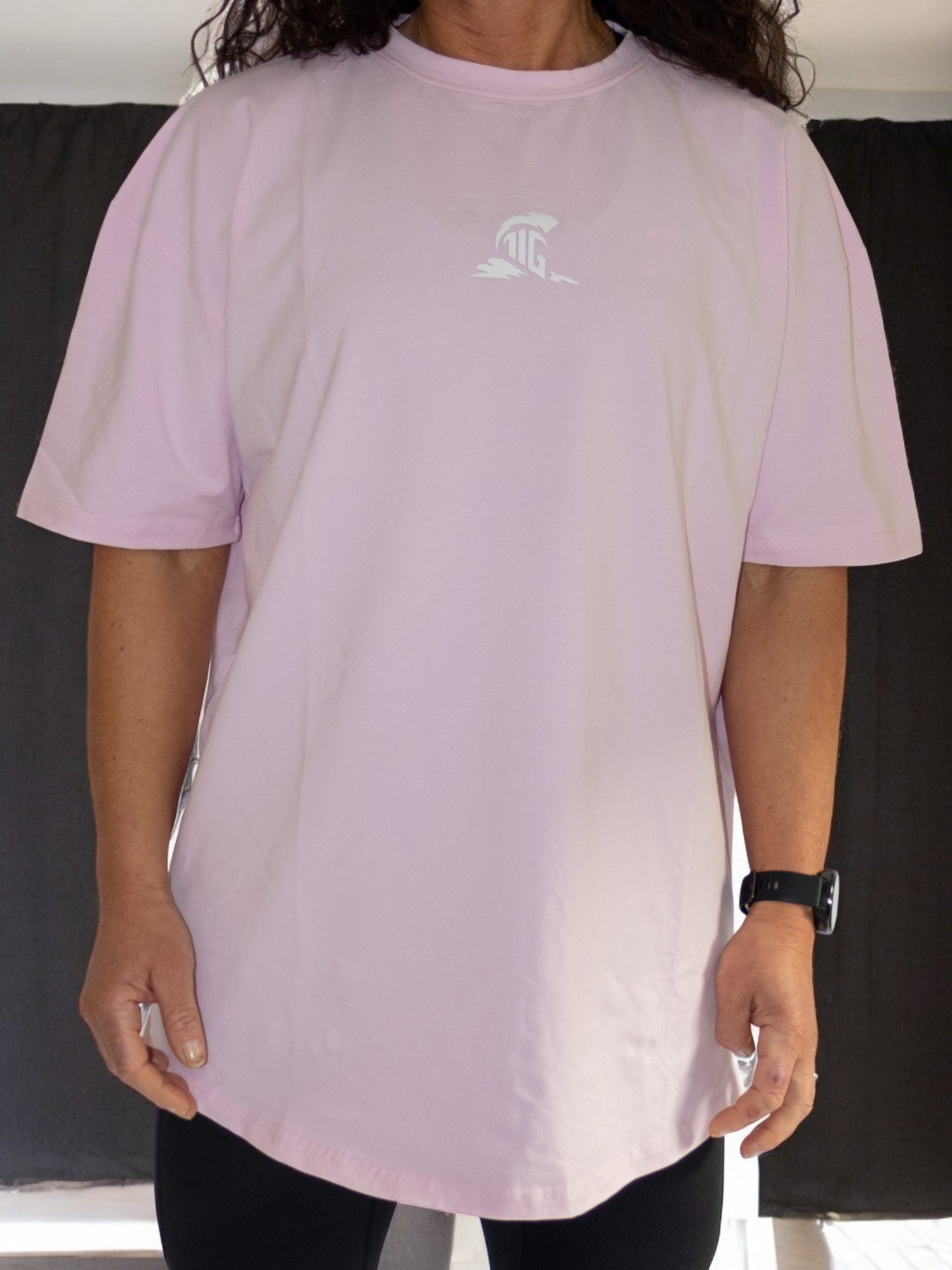 The Iron Graft Signature Oversize Tee - Baby Pink