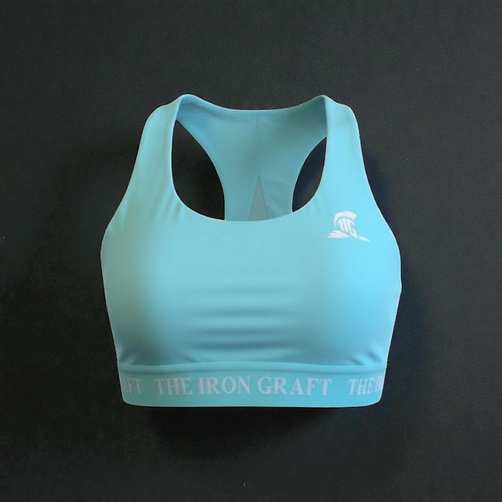 THE IRON GRAFT Velocity Sports Bra - Mint Green