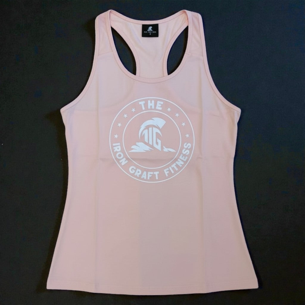 THE IRON GRAFT Fitness Vest - Nude Pink